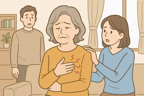 帯状疱疹後神経痛イラスト